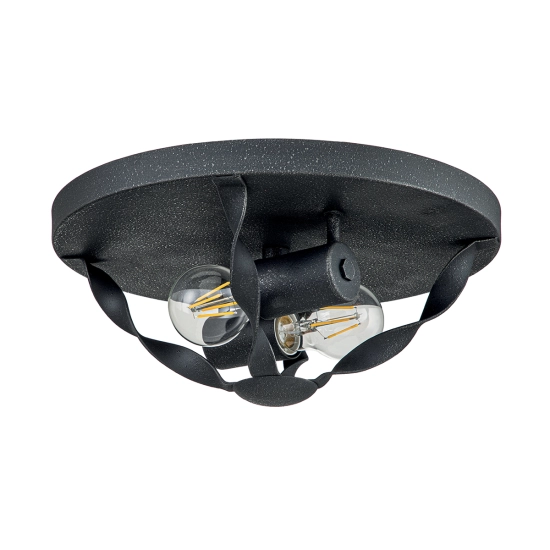 Plafon Bradbury – 2 źródła światła – Popielaty QZ-BRADBURY-F-GK Elstead Lighting
