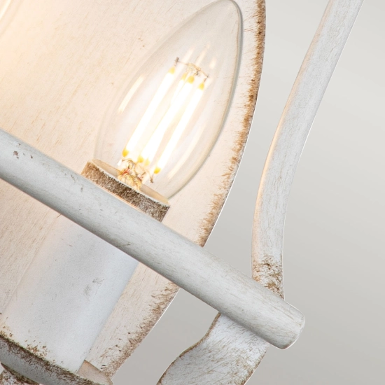 Kinkiet Bradbury – 2 źródła światła – Antyczna biel QZ-BRADBURY2-AWH Elstead Lighting