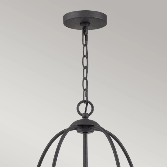 Żyrandol Bradbury – 5 źródeł światła – Popielaty QZ-BRADBURY5-GK Elstead Lighting