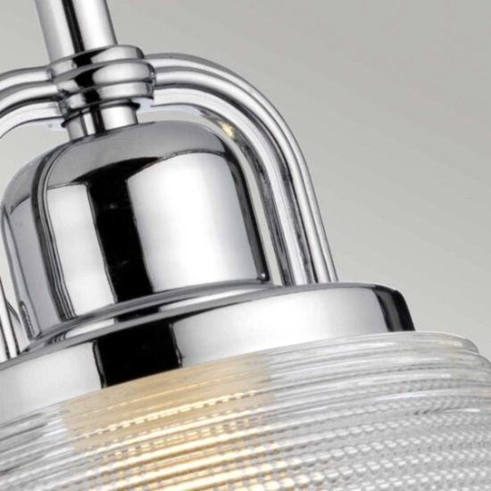 Kinkiet Dublin – 1 źródło światła – Polerowany chrom QZ-DUBLIN1-PC Elstead Lighting