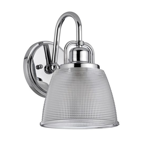 Kinkiet Dublin – 1 źródło światła – Polerowany chrom QZ-DUBLIN1-PCElstead Lighting
