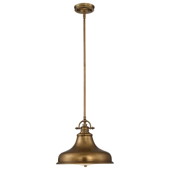 Lampa wisząca Emery – 1 źródło światła – Stary mosiądz QZ-EMERY-P-M-WS Elstead Lighting