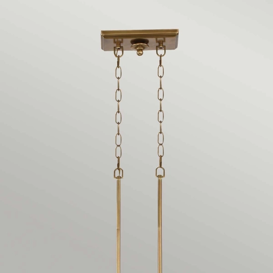 Podłużna lampa wisząca Emery – 3 źródła światła – Stary mosiądz QZ-EMERY3P-WS Elstead Lighting
