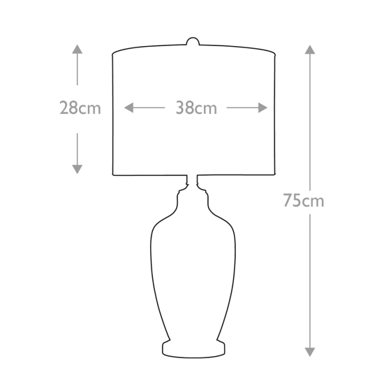 Lampa stołowa Nicolls – 1 źródło światła QZ-NICOLLS Elstead Lighting