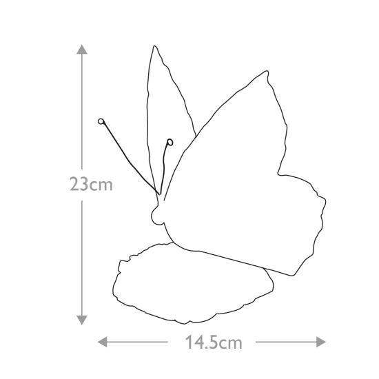 Lampka dekoracyjna w kształcie motyla Tiffany – 1 źródło światła QZ-OBUTTERFLY-TL Elstead Lighting