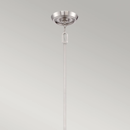 Lampa wisząca Penn Station – 3 źródła światła – Szczotkowany nikiel QZ-PENN-STATION-M-BN Elstead Lighting