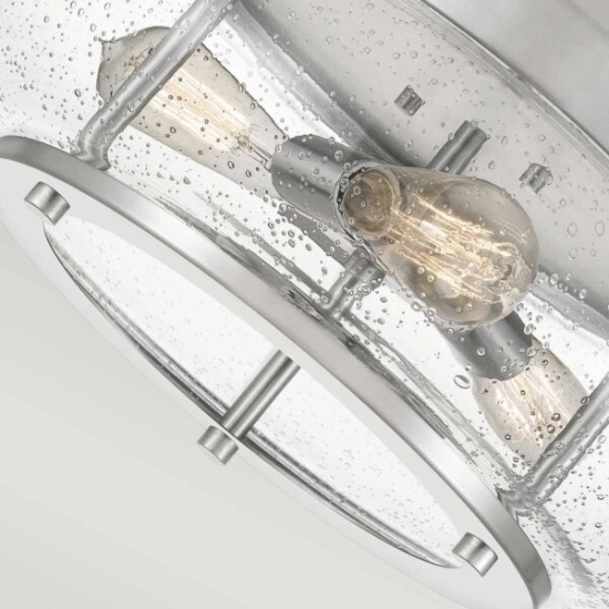 Plafon Trilogy – 3 źródła światła – Szczotkowany nikiel QZ-TRILOGY-FM-BN Elstead Lighting