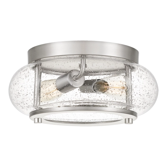 kinkiecik.pl Plafon Trilogy – 2 źródła światła – Szczotkowany nikiel QZ-TRILOGY-FS-BN Elstead Lighting