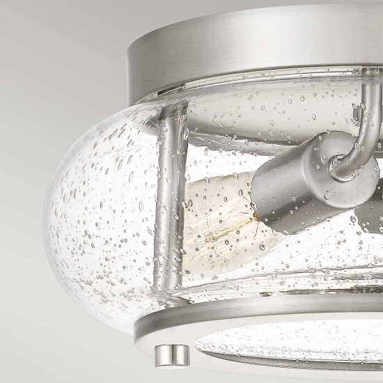 Plafon Trilogy – 2 źródła światła – Szczotkowany nikiel QZ-TRILOGY-FS-BN Elstead Lighting