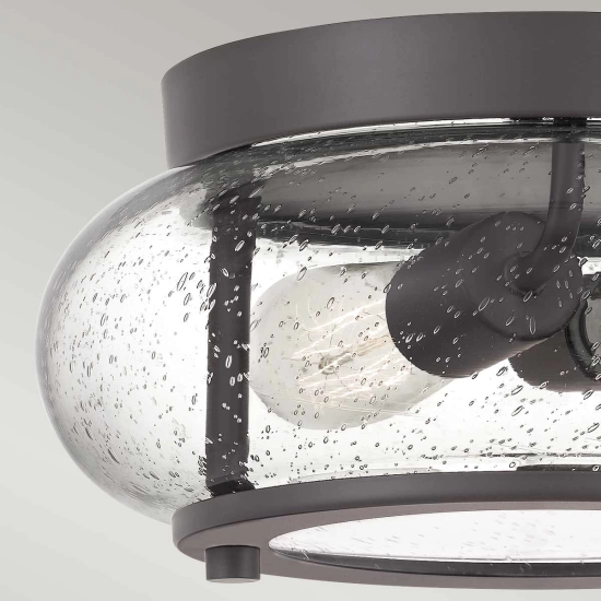 Plafon Trilogy – 2 źródła światła – Stary brąz QZ-TRILOGY-FS-OZ Elstead Lighting