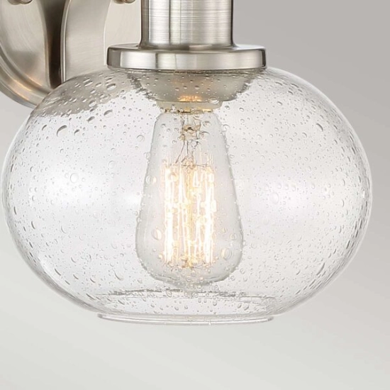 Kinkiet Trilogy – 1 źródło światła – Szczotkowany nikiel QZ-TRILOGY1-BN Elstead Lighting
