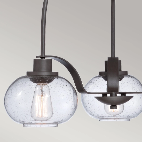 Żyrandol Trilogy – 3 źródła światła – Stary brąz QZ-TRILOGY3 Elstead Lighting