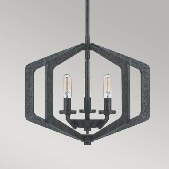 Lampa wisząca Vanguard – 3 źródła światła QZ-VANGUARD-3P-OK Elstead Lighting