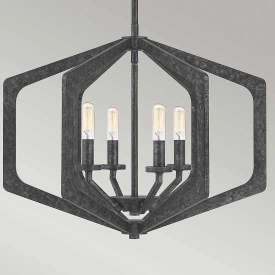 Lampa wisząca Vanguard – 4 źródła światła QZ-VANGUARD-4P-OK Elstead Lighting