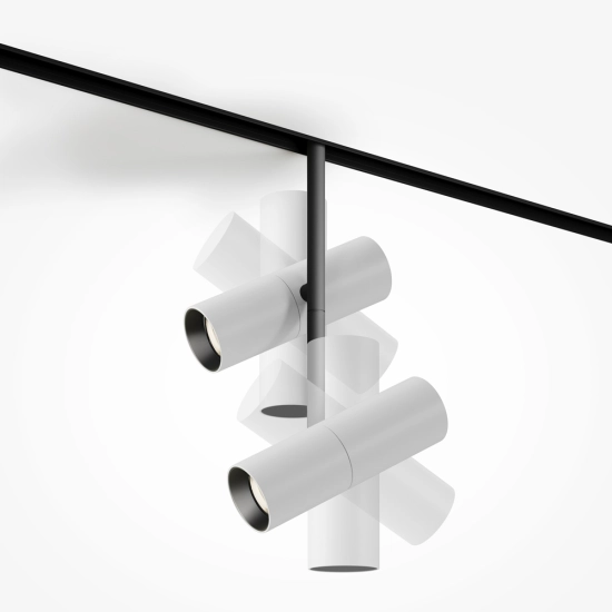 Lampa szynowa Elti Duo Exility 3000K 24W 36° TR005-2-2X12W3K-BW Maytoni - zdjęcie dodatkowe 1