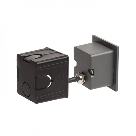 kinkiecik.pl TESS SQ wpuszczana antracyt 230V LED 3W IP54 3000K R12015 Rendl light studio