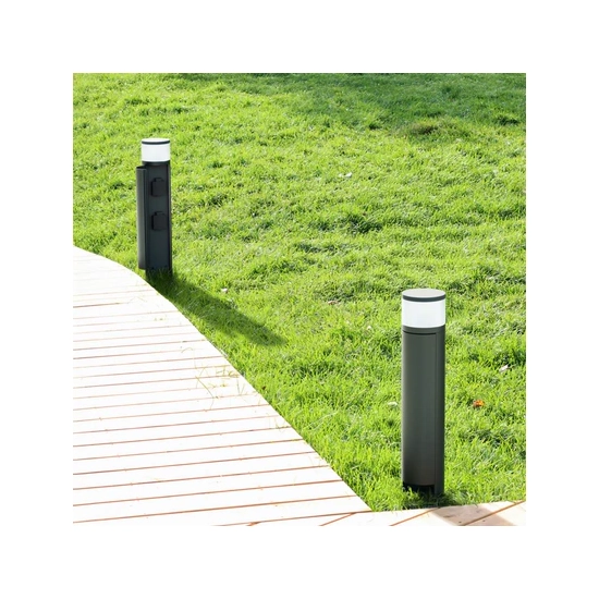 Lampa podłogowa JEAN 50 słupek z gniazdkami elektrycznymi R14173 Rendl light studio