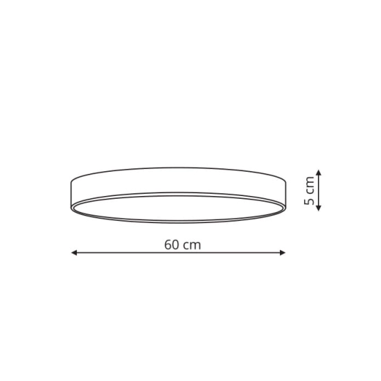 kinkiecik.pl Rapido plafon duży czarny LP-433/1C L BK Light Prestige