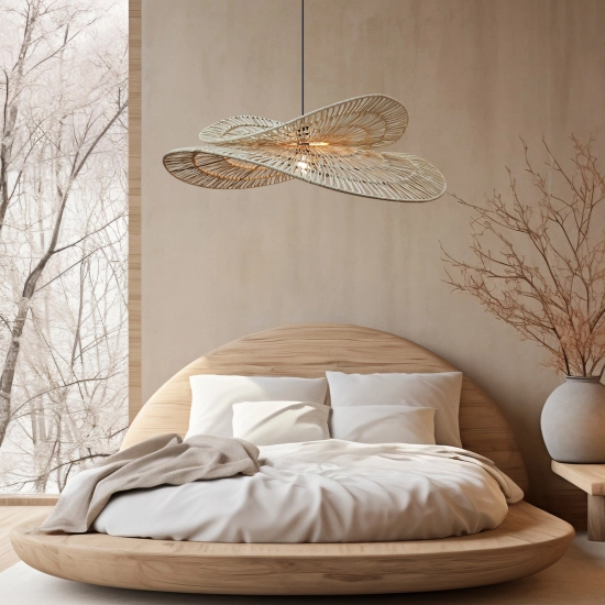Rattanowa lampa wisząca Raya naturalna 1xE27 LP-2704/1P NT Light Prestige