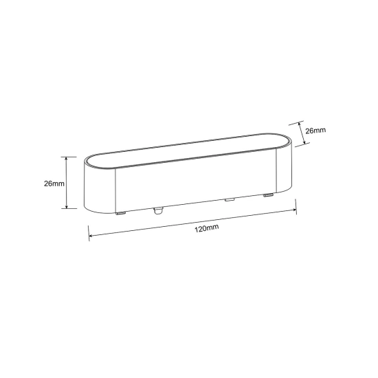 Reflektor Magnetic Slim Lumo 6W LED 3000K biały LP-646-MAG SLIM 6W 3WH Light Prestige