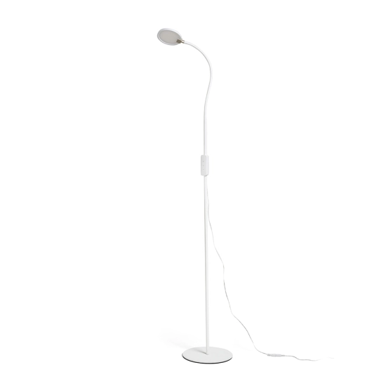 CELESTE DIMM podłogowa biała 230V LED 5W 100° 3000K Rendl light studio R14280 - zdjęcie dodatkowe 3
