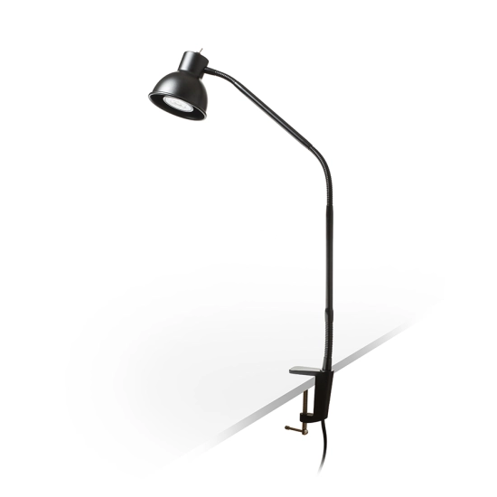 HARMONY z zaciskiem do biurek czarna 230V LED GU10 8W Rendl light studio R14377 - zdjęcie produktu