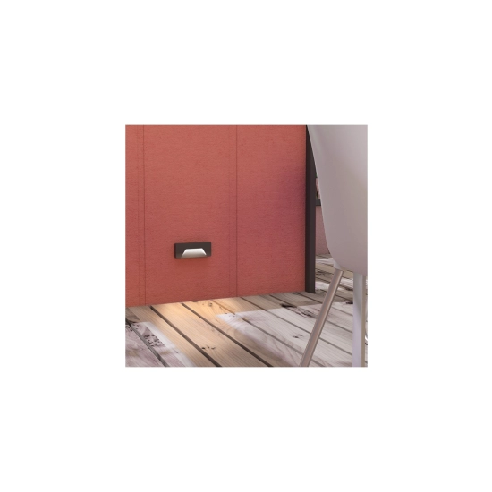 RENO SQ INDR ścienna antracyt 230V LED 3W IP65 3000K R11953 Rendl light studio