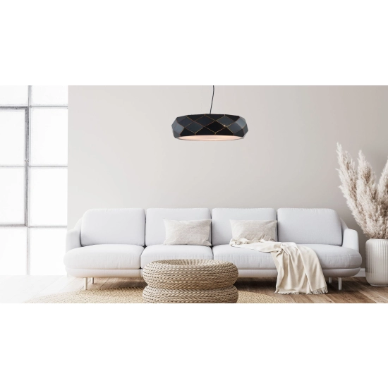 Reus wisząca czarna LP-8069/1P BK Light Prestige
