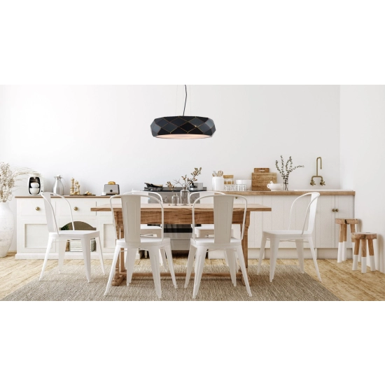 Reus wisząca czarna LP-8069/1P BK Light Prestige