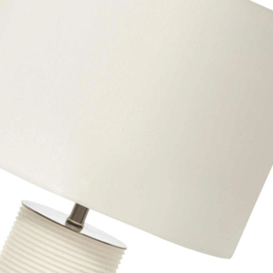Lampa stołowa Ripple – 1 źródło światła – Biała RIPPLE-TL-WHT Elstead Lighting