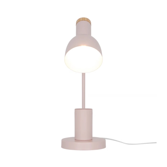 Różowa lampa biurkowa Devone wbudowany organizer 2512405057 Nordlux