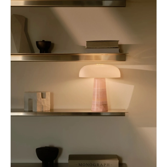 Różowa lampa stołowa Glossy Mini- Design for the people, marmur 2520015057 Nordlux