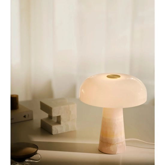 Różowa lampa stołowa Glossy Mini- Design for the people, marmur 2520015057 Nordlux