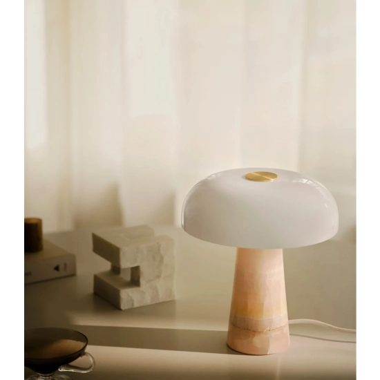 Różowa lampa stołowa Glossy Mini- Design for the people, marmur 2520015057 Nordlux