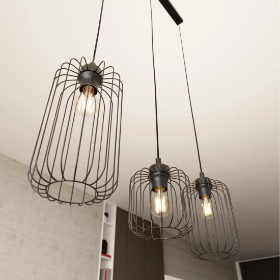 Lampa wisząca VANDER 3 BL 1365/3 EMIBIG Lighting