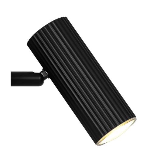 Ryflowany kinkiet Vico - czarny 2612591003 Nordlux