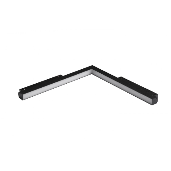Alfa Saga Track Magnetic CORNER B 24W MILKY120 4000K (black) AZ4619 AZZARDO