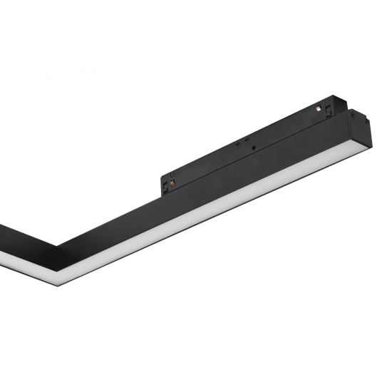 Alfa Saga Track Magnetic CORNER A 24W MILKY120 4000K (black) AZ4615 AZZARDO