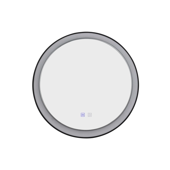 Lustro podświetlane SERGIO MIRROR 60 HEATED CCT SWITCH BK AZ5819 AZZARDO