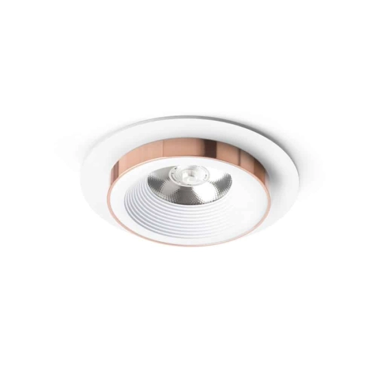 kinkiecik.pl SHARM R I wpuszczana biała miedź 230V LED 10W 24° 3000K R13235 Rendl light studio