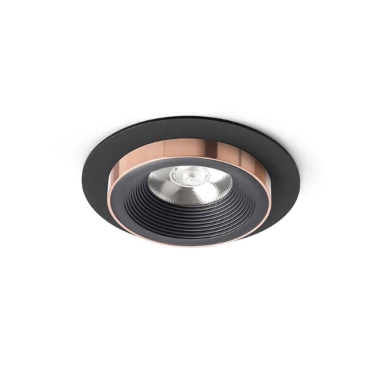 kinkiecik.pl SHARM R I wpuszczana czarna/czarna miedź 230V LED 10W 24° 3000K R13239 Rendl light studio