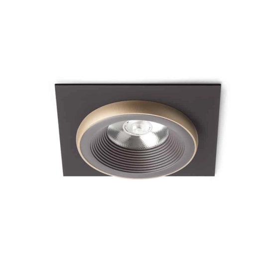 kinkiecik.pl SHARM SQ I wpuszczana brązowa/perłowo-złota 230V LED 10W 24° 3000K R13252 Rendl light studio