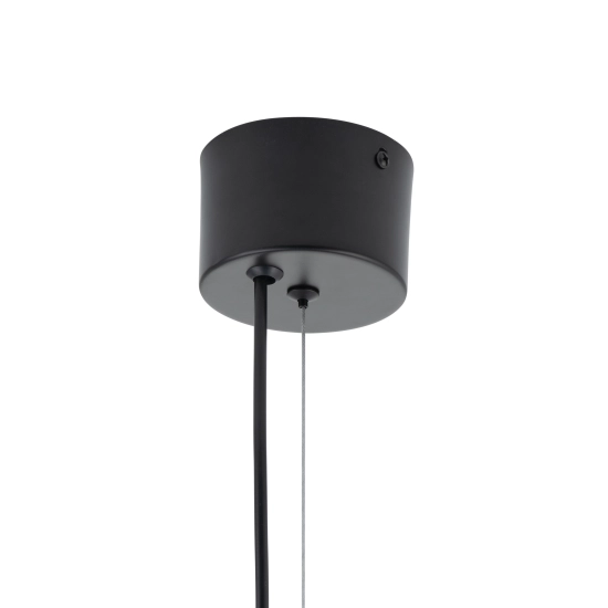 Lampa wisząca BOOM 25 cm - LED, klosz biały, wykonczenie miedziane - zdjęcie produktu