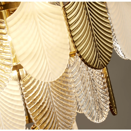 Lampa wisząca SECRET biało złota 80 cm - zdjęcie produktu