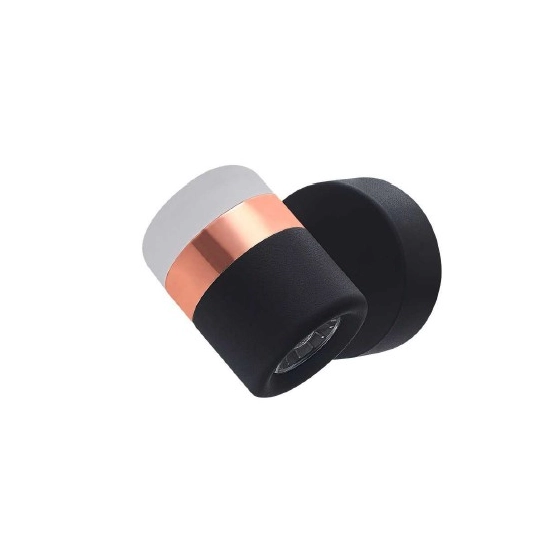 Lampa ścienna POCCO LED czarna 14 cm - zdjęcie produktu