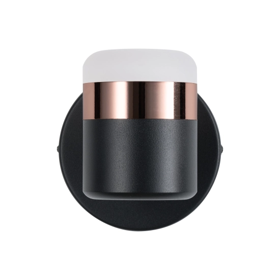 Lampa ścienna POCCO LED czarna 14 cm - zdjęcie produktu