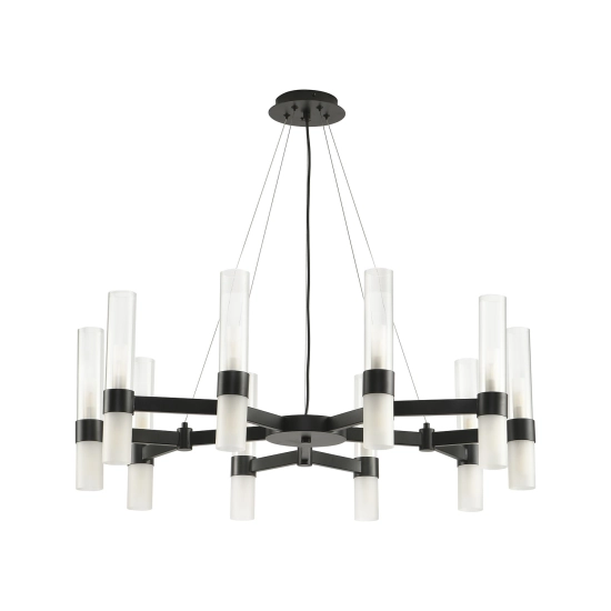 Lampa wisząca CANDELA-10 czarna 85 cm - zdjęcie produktu