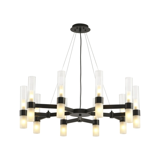 Lampa wisząca CANDELA-10 czarna 85 cm - zdjęcie produktu