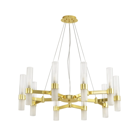 Lampa wisząca CANDELA-10 złota 85 cm - zdjęcie produktu
