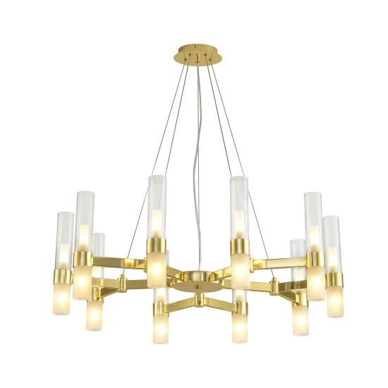 Lampa wisząca CANDELA-10 złota 85 cm - zdjęcie produktu